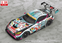 (Rerelease) 1/18th Scale Good Smile Hatsune Miku AMG 2016 SUPER GT Ver. (Pre-Order)