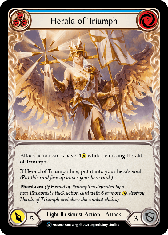 Herald of Triumph (Blue) [U-MON010] (Monarch Unlimited) Unlimited Normal - POKÉ JEUX