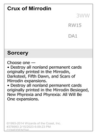 Crux de Mirrodin [Événement inconnu] 