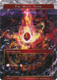 Pierre magique de feu (Memoria077) [Cartes Memoria Alice Origin] 