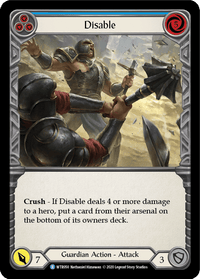 Disable (Blue) [U-WTR050] (Welcome to Rathe Unlimited) Unlimited Rainbow Foil - POKÉ JEUX