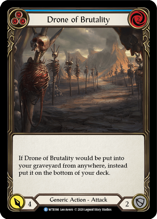 Drone of Brutality (Blue) [U-WTR166] (Welcome to Rathe Unlimited) Unlimited Normal - POKÉ JEUX