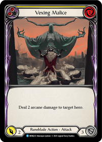 Vexing Malice (Yellow) [MON233-RF] (Monarch) 1st Edition Rainbow Foil - POKÉ JEUX
