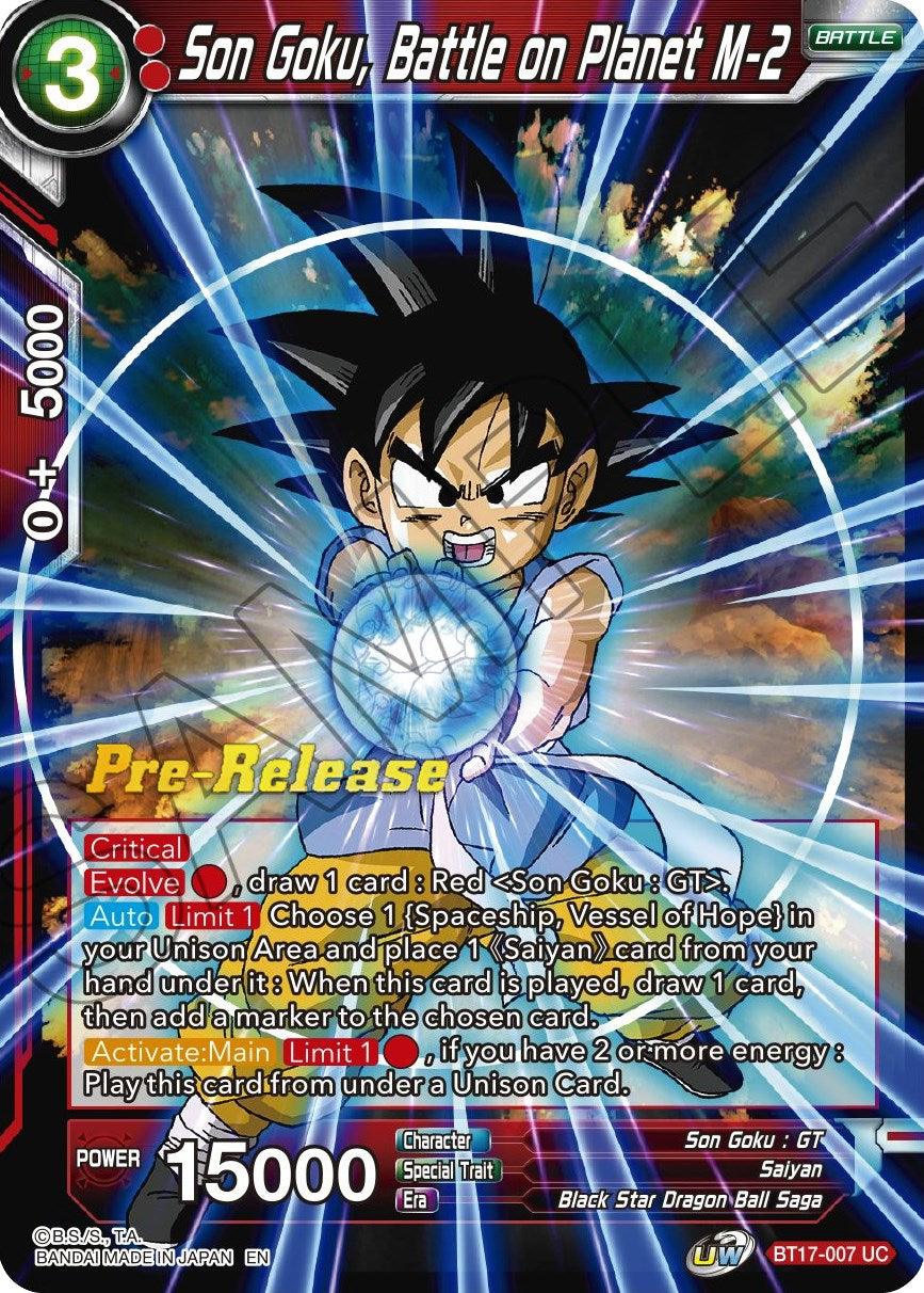 Son Goku, Battle on Planet M-2 (BT17-007) [Ultimate Squad Prerelease Promos] - POKÉ JEUX