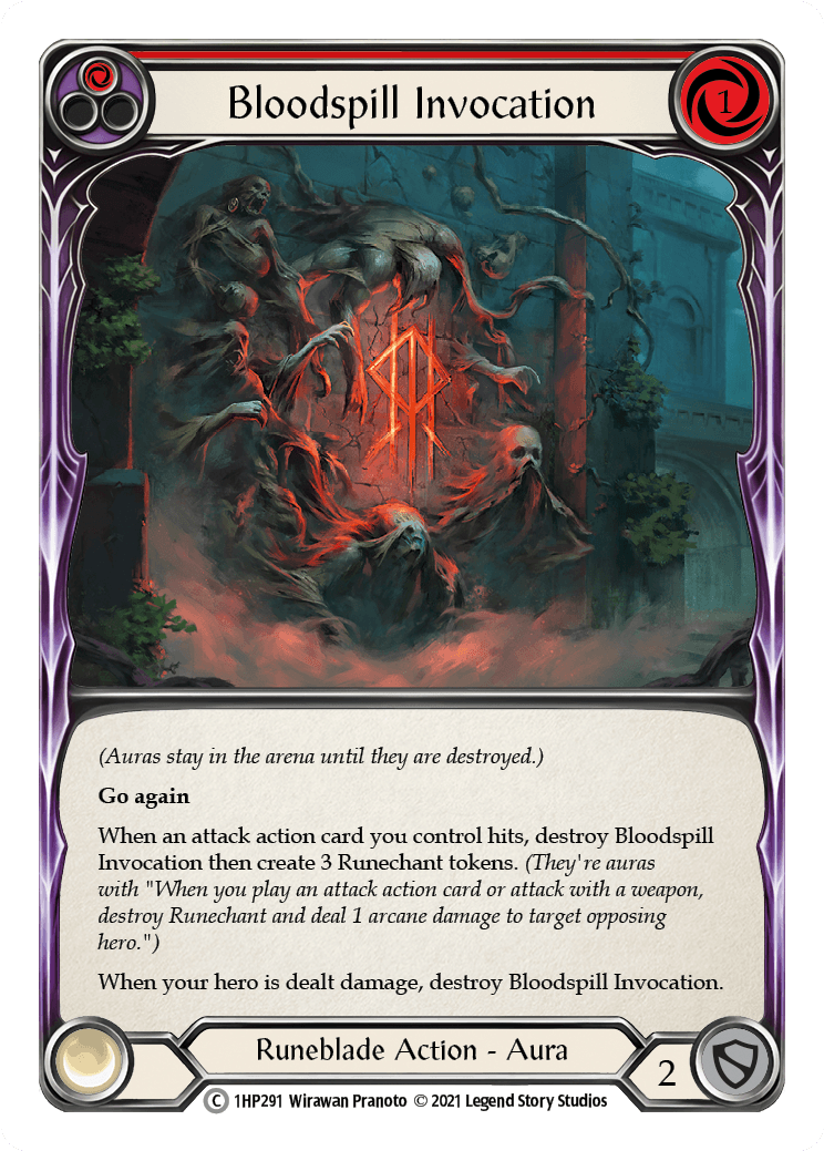 Bloodspill Invocation (Red) [1HP291] (History Pack 1) - POKÉ JEUX