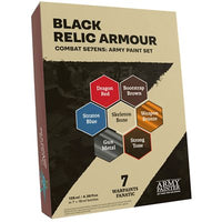 The Army Painter: Warpaints Fanatic: Combat se7ens: Black Relic Armour (EN) (Special Order)