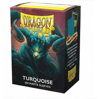 Sleeves: Dragon Shield: Matte: Turquoise Atebeck (100) (EN) (Special Order)