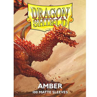 Sleeves: Dragon Shield: Matte: Amber (100) (EN) (Special Order)