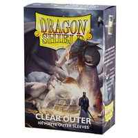 Sleeves: Dragon Shield: Outer Sleeves Matte: Clear (100) (EN) (Special Order)