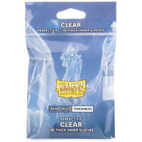 Sleeves: Dragon Shield: Perfect Fit: Thick Inner Sleeves: Clear (EN) (Special Order)
