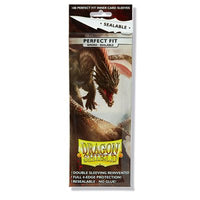 Sleeves: Dragon Shield: Perfect Fit: Sealable Inner Sleeves: Smoke (100) (EN) (Special Order)