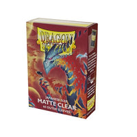 Sleeves: Dragon Shield: Outer Sleeves Japanese: Matte Clear (60) (EN) (Special Order)