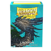 Sleeves: Dragon Shield: Matte DUAL: Lagoon (Blue) (100) (EN) (Special Order)