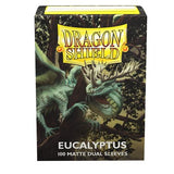 Sleeves: Dragon Shield: Matte DUAL: Eucalyptus (Green) (100) (EN) (Special Order)