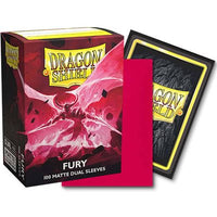 Sleeves: Dragon Shield: Matte DUAL: Fury Alaric Crimson King (Fuchsia) (100) (EN) (Special Order)