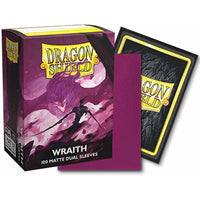 Sleeves: Dragon Shield: Matte DUAL: Wraith Alaric Chaos Wraith (Purple) (100) (EN) (Special Order)