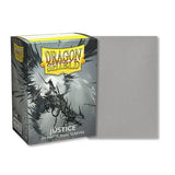 Sleeves: Dragon Shield: Matte DUAL: Justice (Silver) (100) (EN) (Special Order)