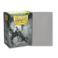 Sleeves: Dragon Shield: Matte DUAL: Justice (Silver) (100) (EN) (Special Order)