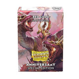Sleeves: Dragon Shield: Special Edition: Matte DUAL: Pomegranate / Gold (100) (EN) (Special Order)