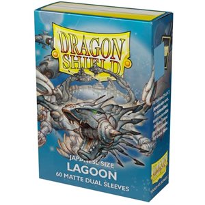 Sleeves: Dragon Shield: Matte Japanese DUAL: Lagoon (Blue) (60) (EN)