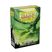 Sleeves: Dragon Shield: Matte Japanese DUAL: Might (Green) (60) (EN)