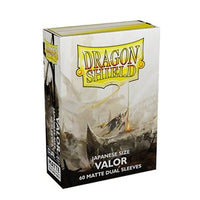Sleeves: Dragon Shield: Matte Japanese DUAL: Valor (Ivory) (60) (EN)