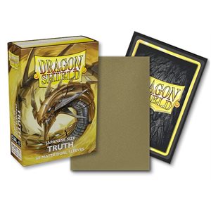 Sleeves: Dragon Shield: Matte Japanese DUAL: Truth (Gold) (60) (EN)