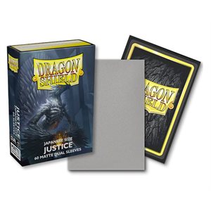 Sleeves: Dragon Shield: Matte Japanese DUAL: Justice (Silver) (60) (EN)