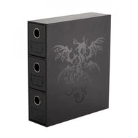 Card Storage: Dragon Shield: Fortress Card Drawers: Black (1200 ct) (EN) (Special Order)