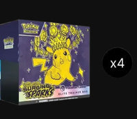 Scarlet & Violet: Surging Sparks - Elite Trainer Box (Pokemon Center Exclusive) Case of 4