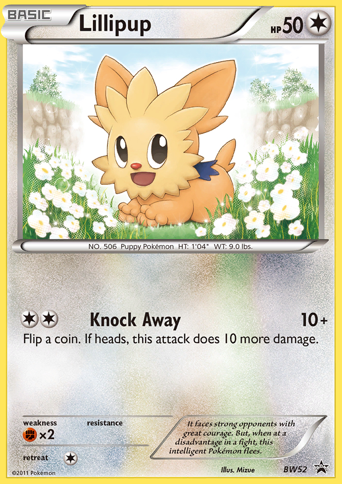 Lillipup (#) (1) - BW Trainer Kit Excadrill & Zoroark