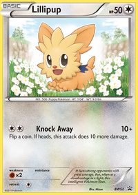 Lillipup (#) (1) - BW Trainer Kit Excadrill & Zoroark