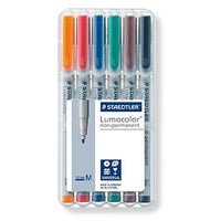 Markers: 6-Pack Water Soluble (EN) (Special Order)
