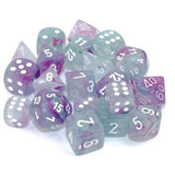Dice: 7 pc: Nebula: Mini-Hedral: Wisteria / White (EN) (Special Order)