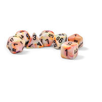 Dice: 7 pc: Festive: Mega-Hedral: Circus / Black (EN) (Special Order)
