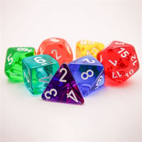 Dice: 7 pc: Prism Translucent: GM & Beginner Player Set (EN) (Special Order)