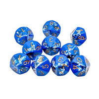 Dice: 10x D10: Brush Dice: Wavebreak (EN) (Special Order)