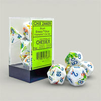 Dice: 7pc: Brush Dice: Polyhedral: Breezy (EN) (Special Order)