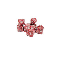 Dice: 10x D10: Speckled: Lava Stone (EN) (Special Order)