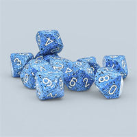 Dice: 10x D10: Speckled: Ocean Stone (EN) (Special Order)