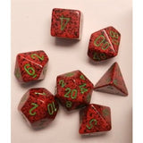 Dice: 7 pc: Speckled: Strawberry (EN) (Special Order)