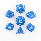 Dice: 7 pc: Speckled: Water (EN) (Special Order)