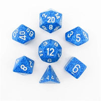 Dice: 7 pc: Speckled: Water (EN) (Special Order)