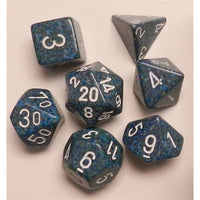 Dice: 7 pc: Speckled: Sea (EN) (Special Order)