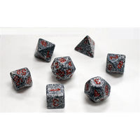Dice: 7 pc: Speckled: Granite (EN) (Special Order)