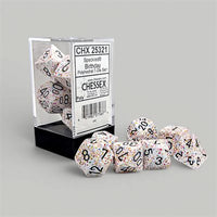 Dice: 7 pc: Speckled: Birthday (EN) (Special Order)