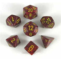 Dice: 7 pc: Speckled: Mercury (EN) (Special Order)