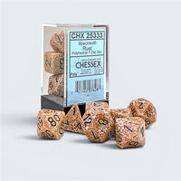 Dice: 7 pc: Speckled: Rust (EN) (Special Order)