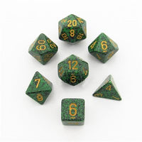 Dice: 7 pc: Speckled: Golden Recon (EN) (Special Order)