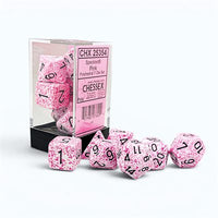Dice: 7 pc: Speckled: Pink (EN) (Special Order)